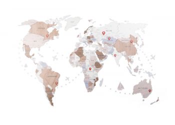 3D Карта мира Unico