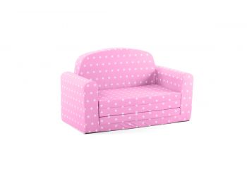 Бескаркасный детский диван Puf (Розовый)