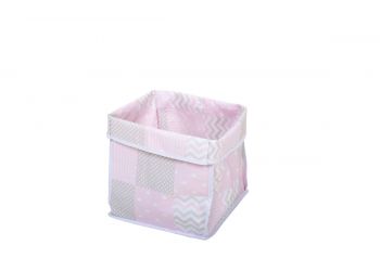 Контейнер для игрушек IN-Box квадратный (Розовый)