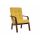 Кресло Leset Модена орех текстура / V28 желтый