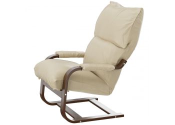 Кресло для отдыха (3 положения спинки) Марго Орех антик/Eva 2