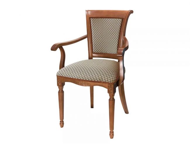 Кресло С-14 вишня/агата коричневая