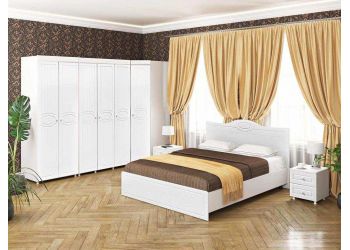 Спальня Монако-4 белое дерево