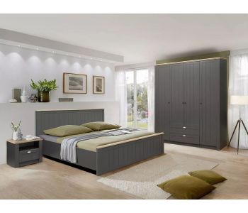 Спальня Прованс 2 (Олмеко) серый