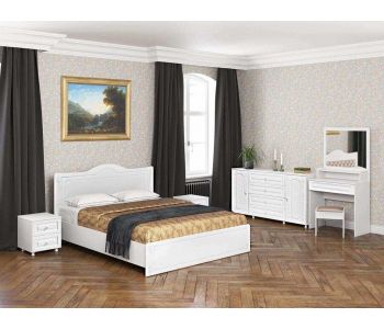 Спальня Афина-5 белое дерево