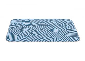 Плюшевый коврик 120х160 см (Декор Line, Ворс Длинный)