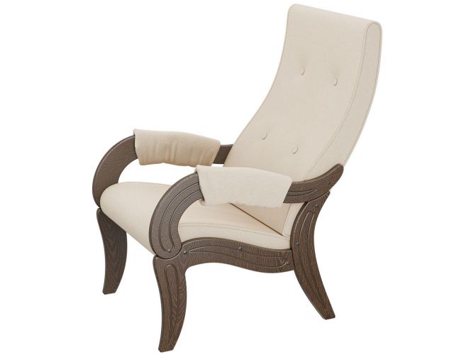 Кресло для отдыха Модель 701 Орех антик шпон/Maxx 100