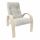 Кресло для отдыха Модель S7/Дуб шампань/Light grey