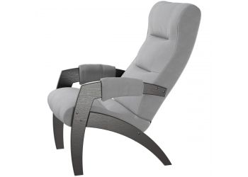 Кресло для отдыха Элит Венге шпон/Ultra Smoke