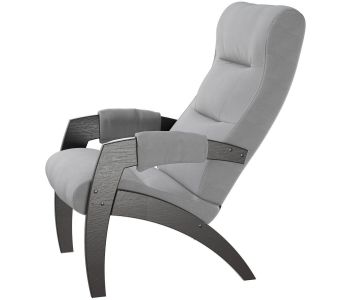 Кресло для отдыха Элит Венге шпон/Ultra Smoke