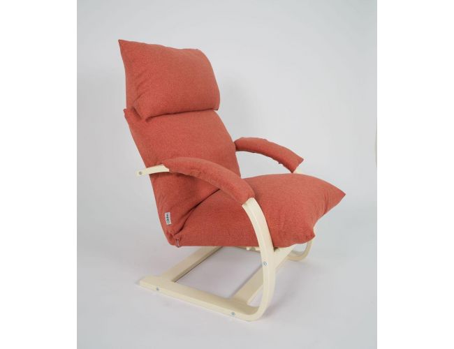 Кресло для отдыха Аспен (3 положения спинки) Дуб шампань/Runa coral