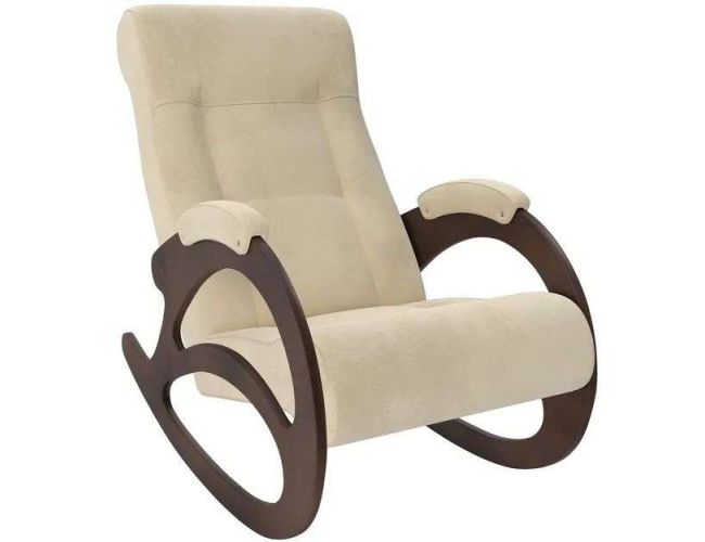 Кресло-качалка Модель 4 б/л Орех / VeronaVanilla