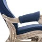 Кресло-глайдер Модель 708 Дуб шампань патина / Verona Denim Blue