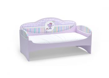 Диван-кровать для девочек Mia Сирень (164х84х86, Без ящика для хранения, Без бортика безопасности)