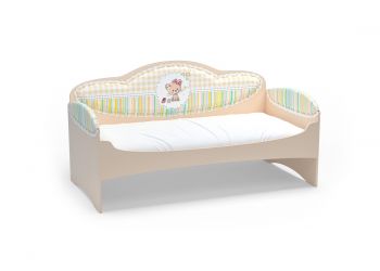 Диван-кровать для девочек Mia Бежевый (184х93х91, Без ящика для хранения, Без бортика безопасности)