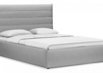Кровать Амалия 140 RUDY-2 1501 A1 color 20 серебристый серый