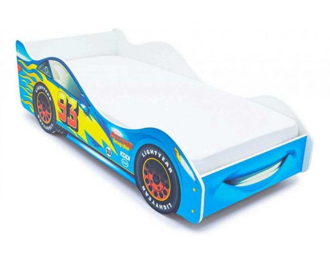 Кровать-машина Бельмарко Тачка синяя