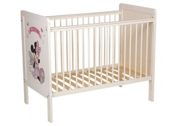 Кроватка детская Polini kids Disney baby 220 "Минни Маус-Фея", белый-розовый