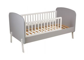 Кровать детская Polini kids Mirum 2000, серый-белый
