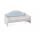 Диван-кровать с каретной стяжкой Valencia 61 Серенити (163х84х97, Тема: Белый, Без ящика для хранения, Без бортика безопасности)
