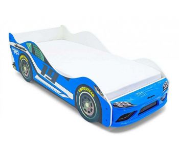 Кровать-машина Бельмарко Супра синяя