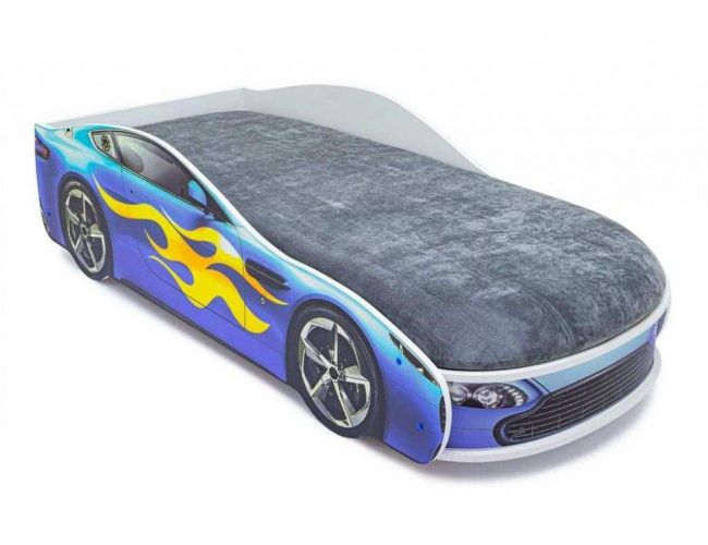 Кровать-машина Бельмарко Бондмобиль синий