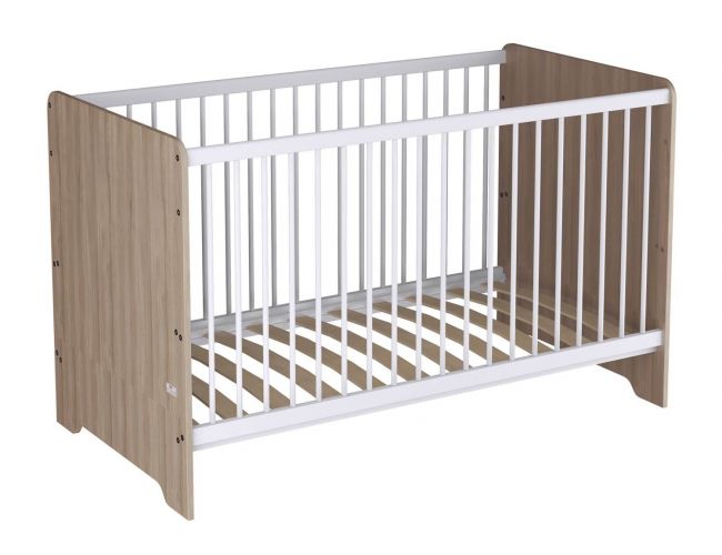 Кроватка детская Polini kids Simple Nordic 140х70 см, вяз, РОССИЯ