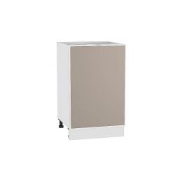 Шкаф нижний с 1-ой дверцей Фьюжн-AL-02 (600) Cappuccino
