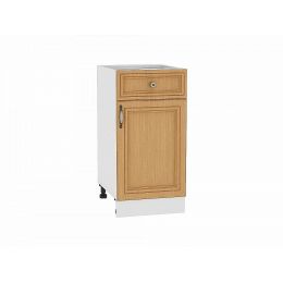 Шкаф нижний с 1-ой дверцей и ящиком Шале (400) Real Oak