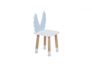 Детский стульчик Mini (Крылья ангела, Голубой)