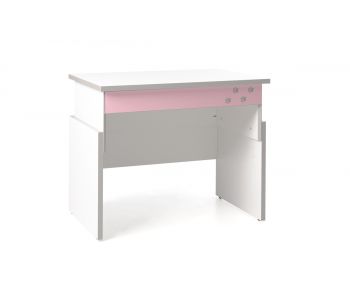 Детский растущий стол Q-bix 01 (Тема: Белый, Декор: Bubble gum)