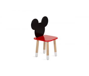 Детский стульчик Mini (Микки маус, Красно-черный)