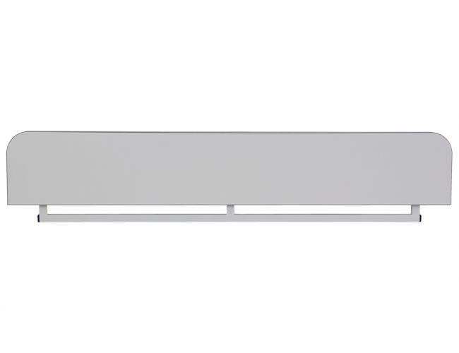Приставка задняя для растущей парты-трансформера Polini kids City D2, 120х20 см, белый-серый