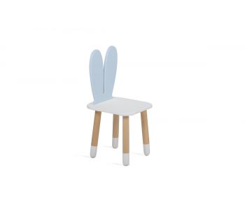 Детский стульчик Mini (Зайчик, Голубой)