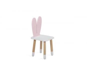 Детский стульчик Mini (Зайчик, Розовый)