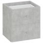 Элемент встраиваемый с 2 ящиками для стеллажа Polini Home Smart, бетон