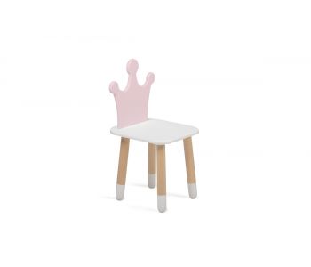 Детский стульчик Mini (Корона, Розовый)