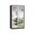 Шкаф купе Модерн 1190х600 2-х дверный 2-х секционный зеркальный с пескоструем №1 венге