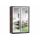 Шкаф купе Модерн 1490х600 2-х дверный 2-х секционный зеркальный с пескоструем №1 венге