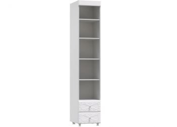 Стеллаж с ящиками Италия ИТ-40 гл. 560 белое дерево