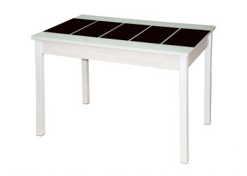 Техно-хит стол обеденный / белый бетон/белый