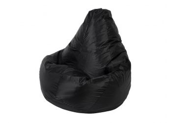 Кресло мешок груша L Оксфорд черное