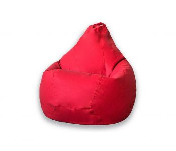 Кресло мешок груша Фьюжн L красное