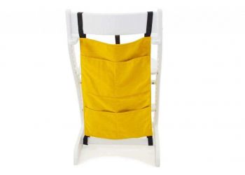 Карманы навесные на спинку стула Усура желтые