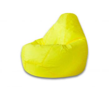 Кресло мешок груша L Оксфорд желтое