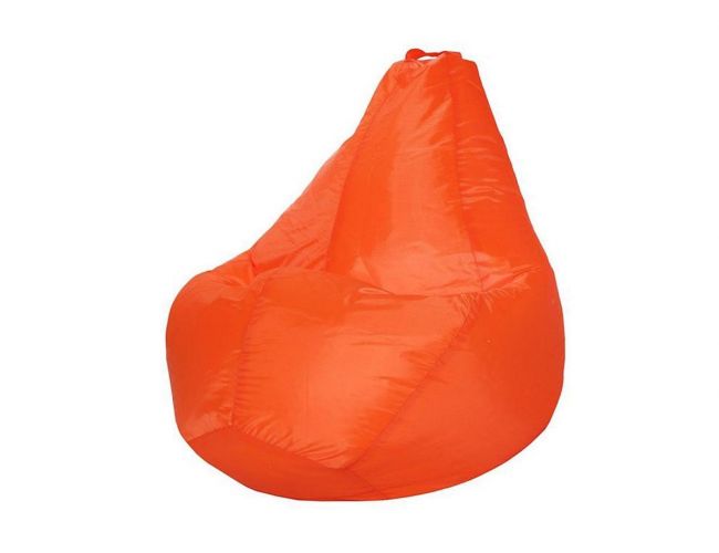 Кресло мешок груша L Оксфорд оранжевое
