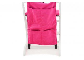 Карманы навесные на спинку стула Усура розовые