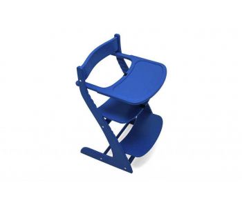 Растущий стул Бельмарко Усура со столиком для кормления синий